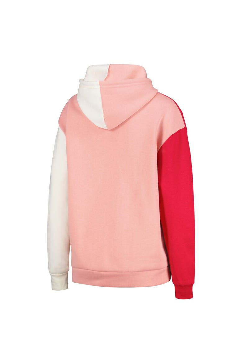 Women's Gameday Couture Scarlet Nebraska Huskers Hall of Fame Colorblock Pullover Hoodie, Alternate, color, Scarlet