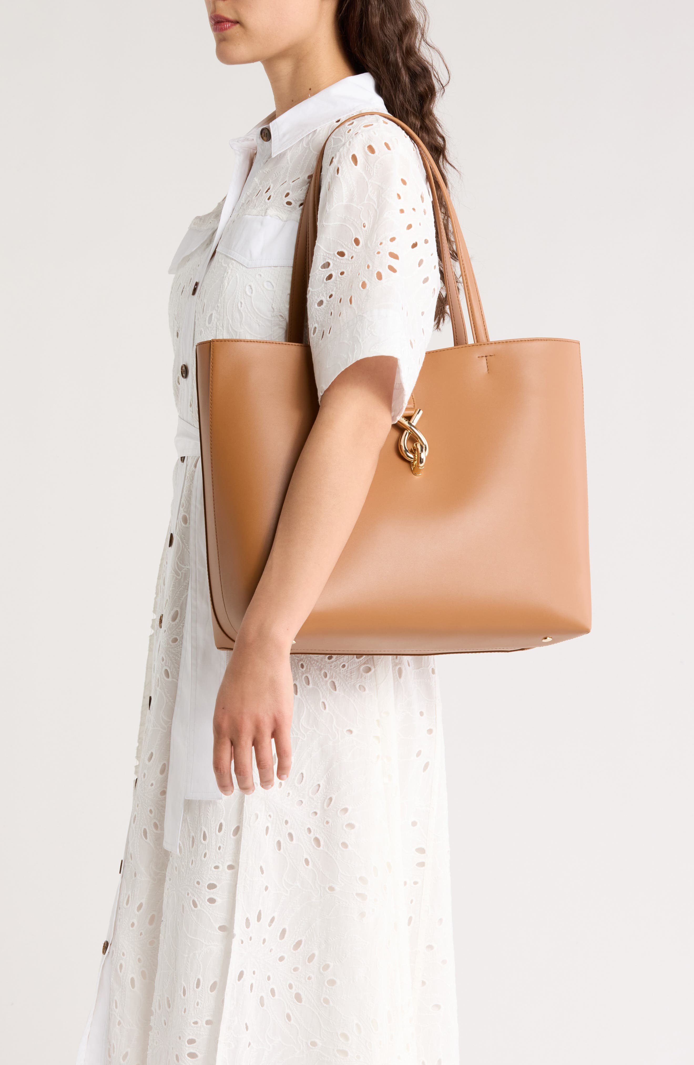 Mianova Tote Bag, Alternate, color, BRANDY