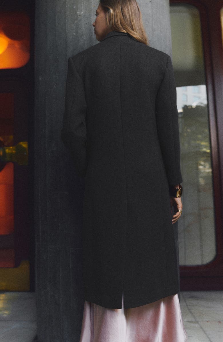 MANGO Double Breasted Long Coat, Alternate, color, 