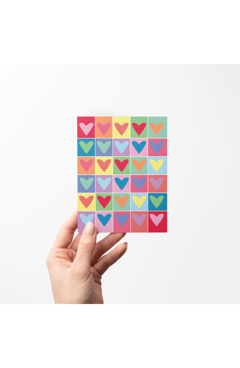 Ramus & Co Love/Valentine's Greeting Cards "Rainbow Hearts", Alternate, color, Multi-Pack