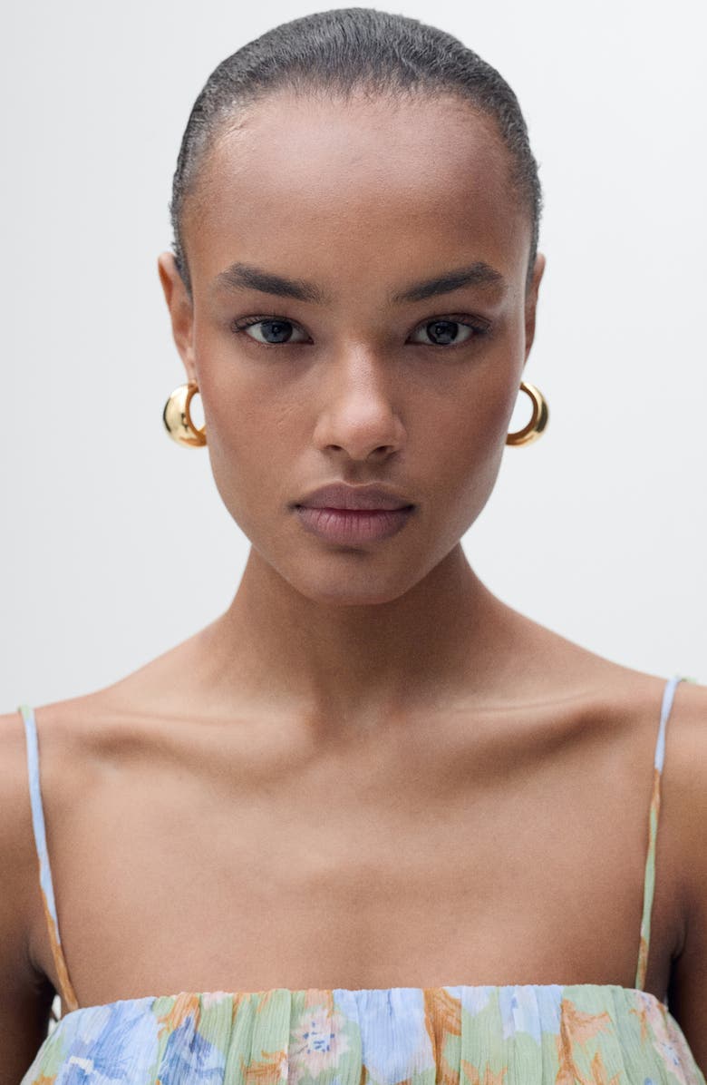 MANGO Floral Blouson Sundress, Alternate, color,