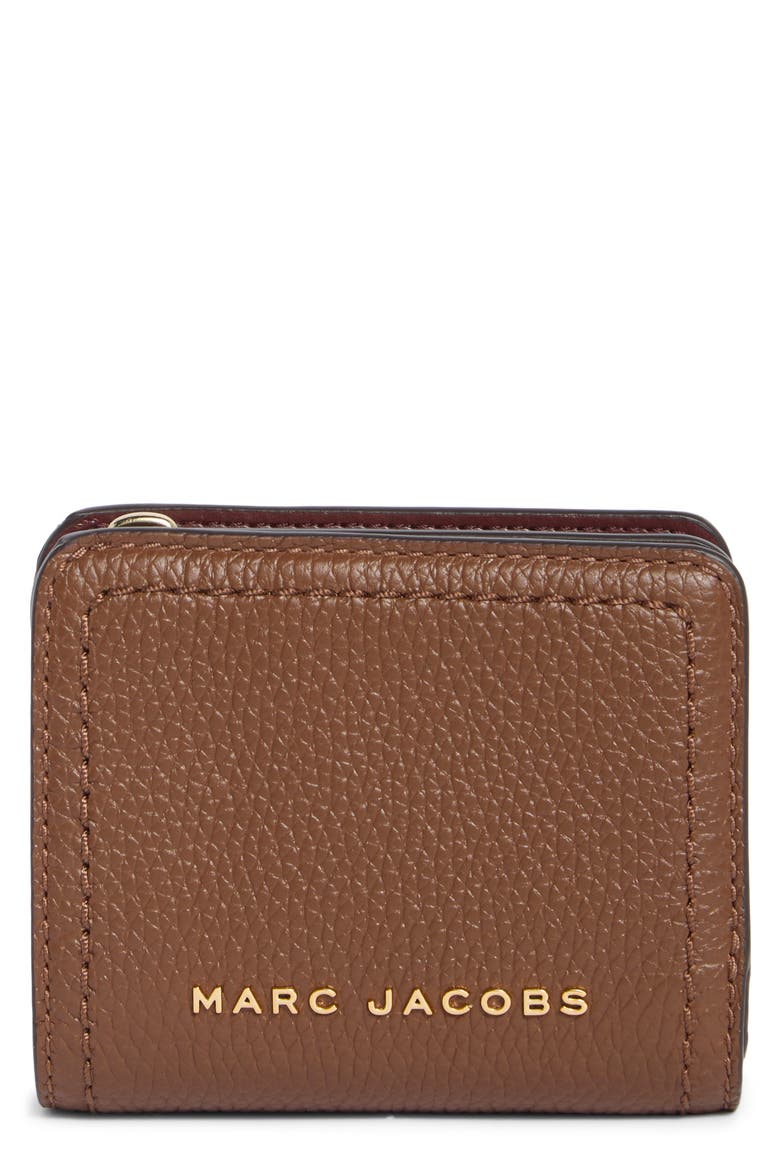 Mini Compact Wallet, Main, color, COGNAC
