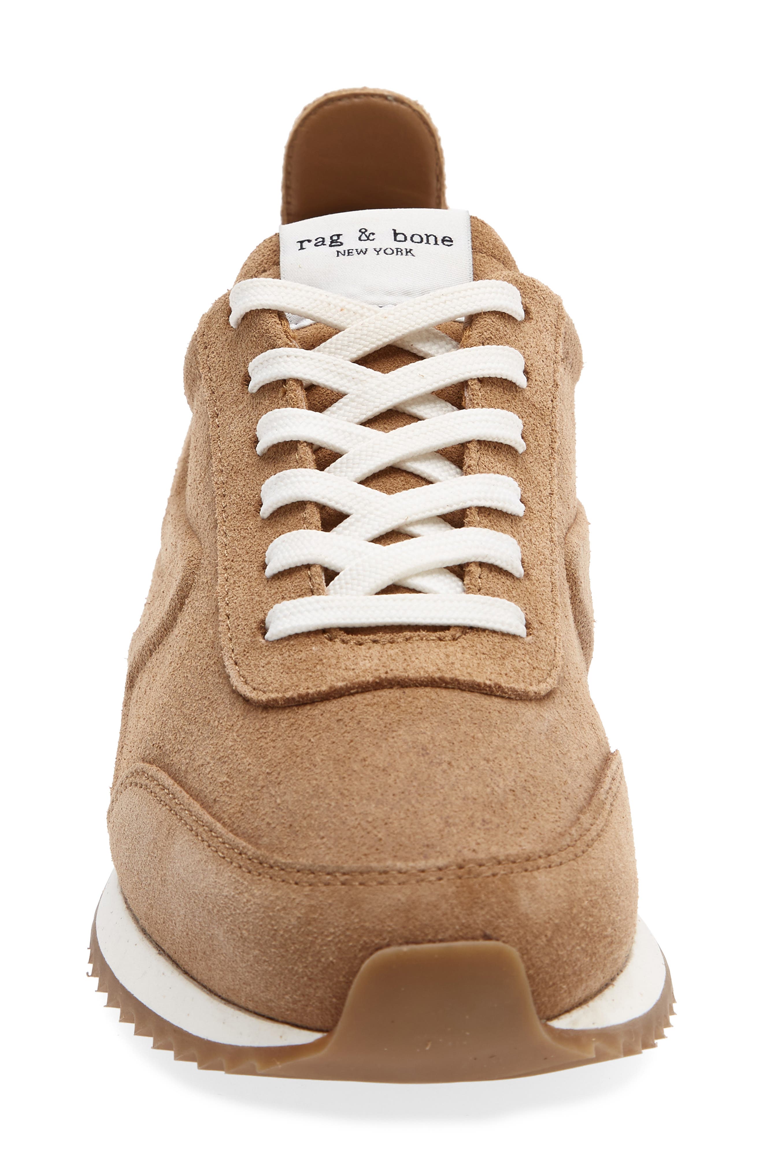 Retro Runner Sneaker, Alternate, color, TOFFEE SUEDE
