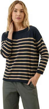 Pact Organic Cotton Classic Fine Knit Wide Neck Sweater