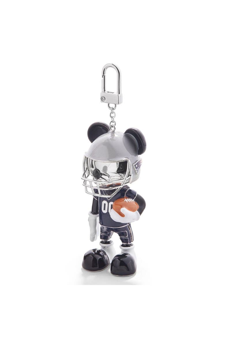 BaubleBar New England Patriots Disney Mickey Mouse Keychain, Main, color, White