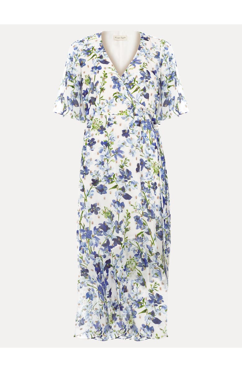 Phase Eight Juliette Floral Midi Dress, Alternate, color, Cream
