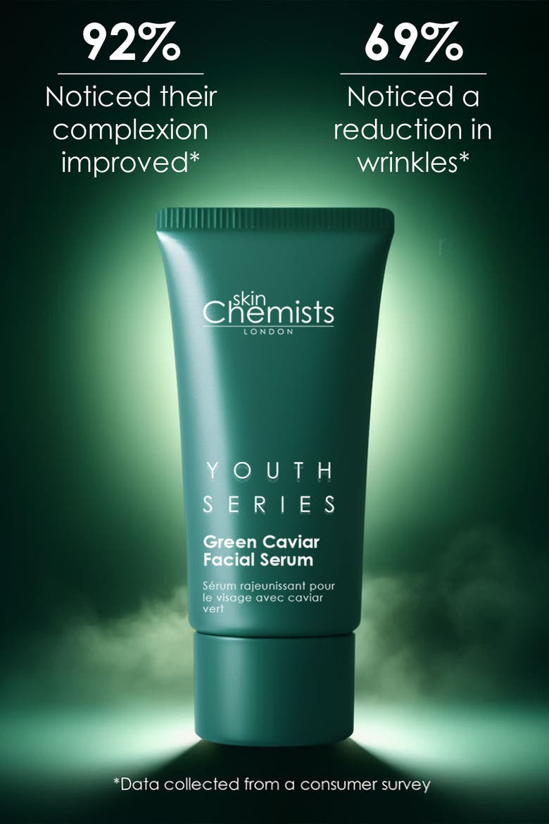 Youth Series Green Caviar Facial Serum 30ml for Anti-Aging, Brightening, Alternate, color, White