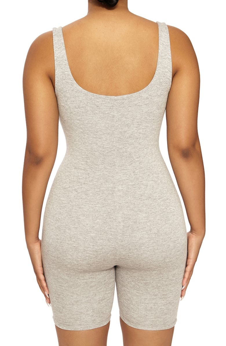 Naked Wardrobe The NW Sporty Romper, Alternate, color, Heather Grey