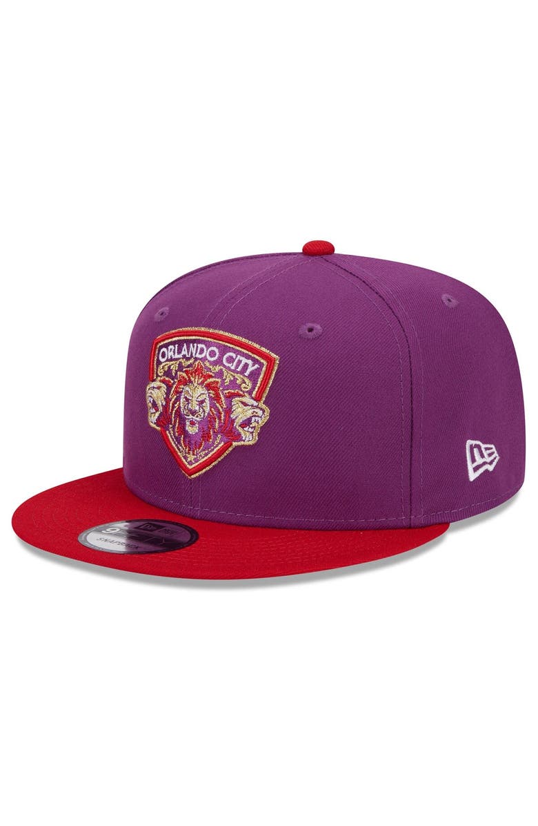 New Era Men's New Era Purple Orlando City SC Jersey Hook 9FIFTY Snapback Hat, Main, color, Purple