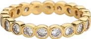 Bearfruit Jewelry Sterling Silver 18k Gold Plated Margot Ring Sparkle Everyday Wear