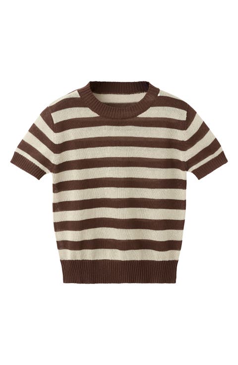 Stripe Crop Sweater
