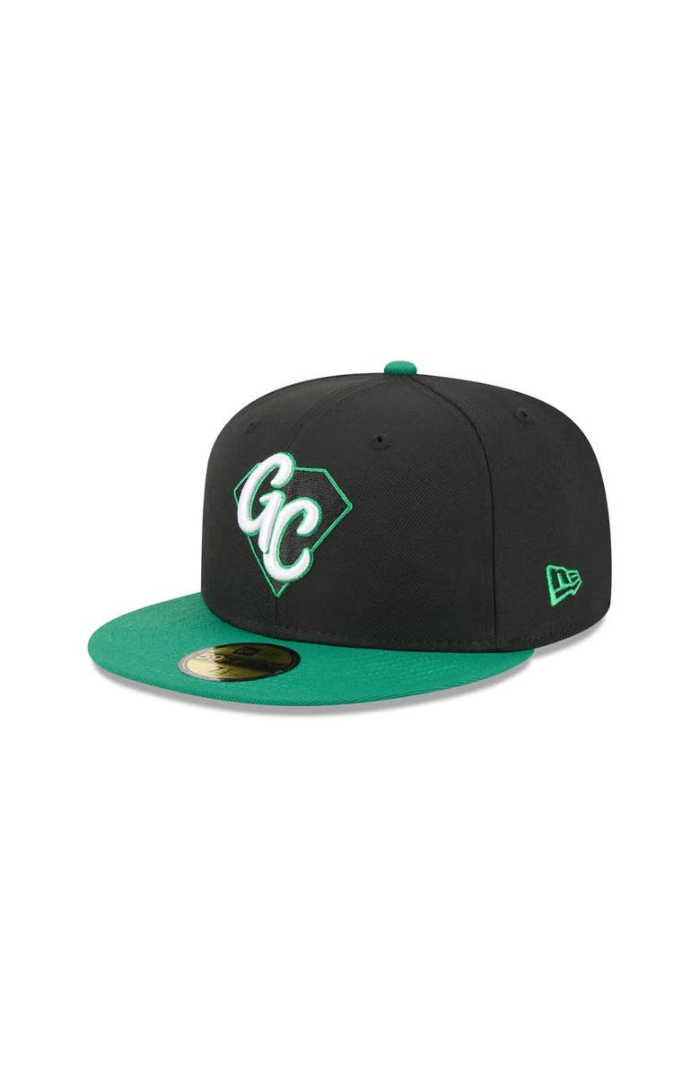 New Era Men's New Era  Black Dayton Dragons Theme Nights 59FIFTY Fitted Hat, Alternate, color, Black