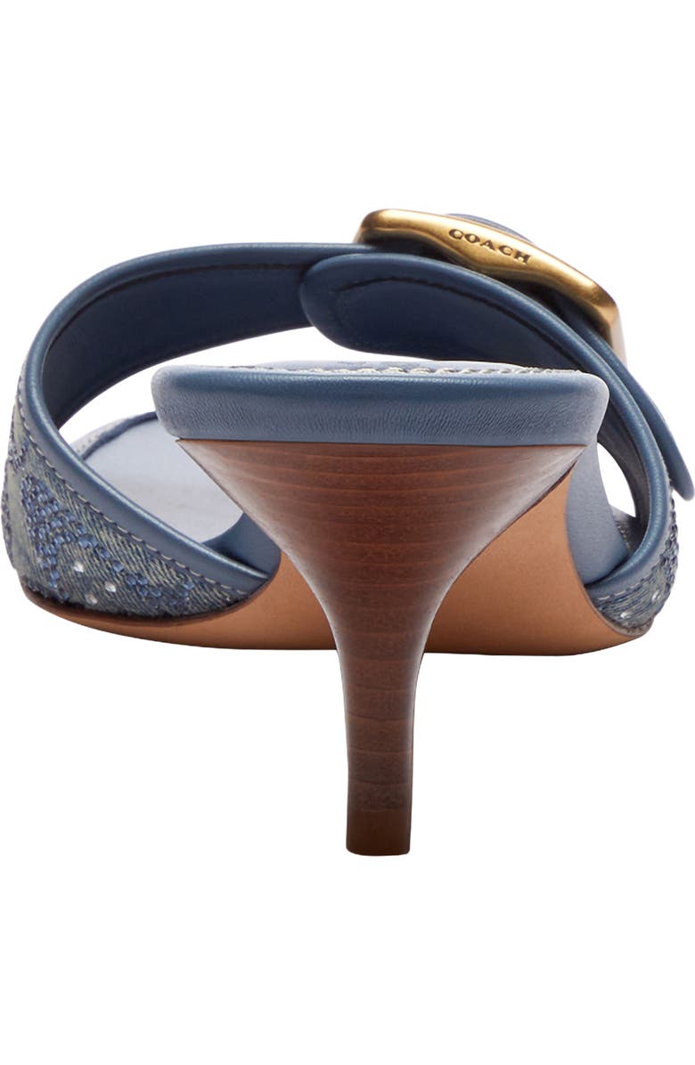 COACH Margot Crystal Sandal, Alternate, color, Denim.