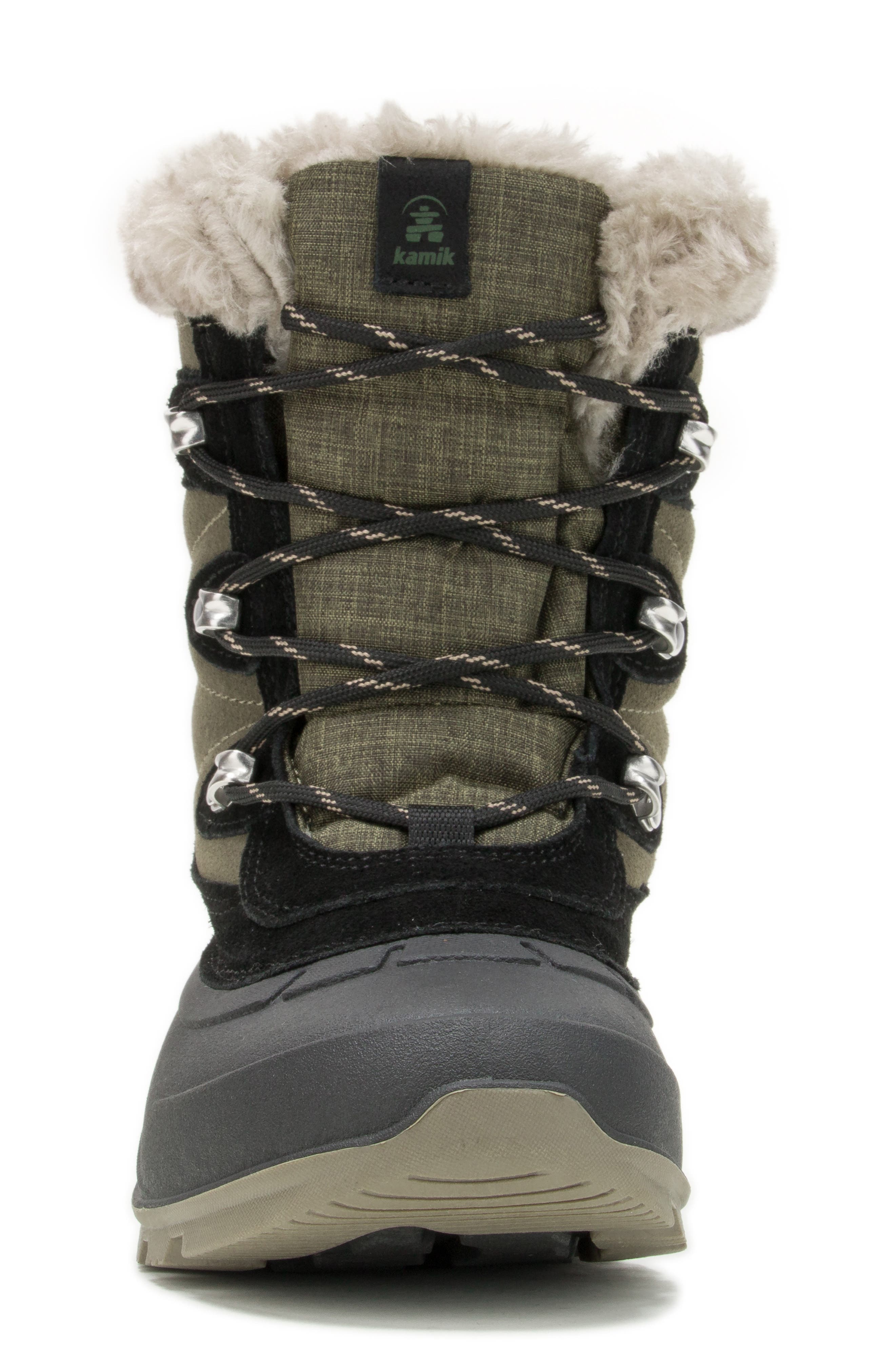 Kamik Snovalley 5 Faux Fur Cuff Waterproof Snow Boot, Alternate, color, 