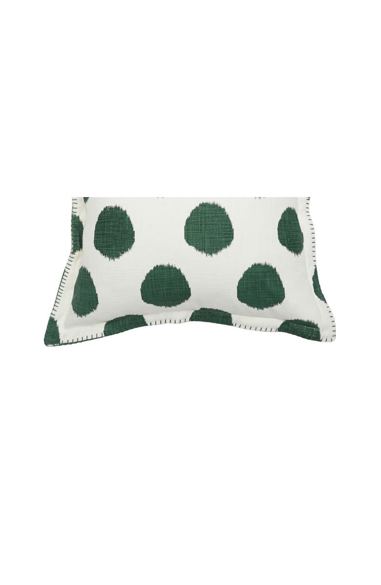 carol & frank Jungle Dot Printed Accent Pillow 20" x 20", Alternate, color, Green