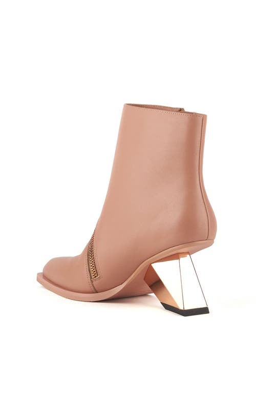 United Nude Rockit Zip Bootie In Italian Clay
