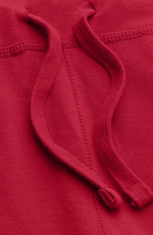Dalix Mens Astronaut Midweight Fleece Short In Red