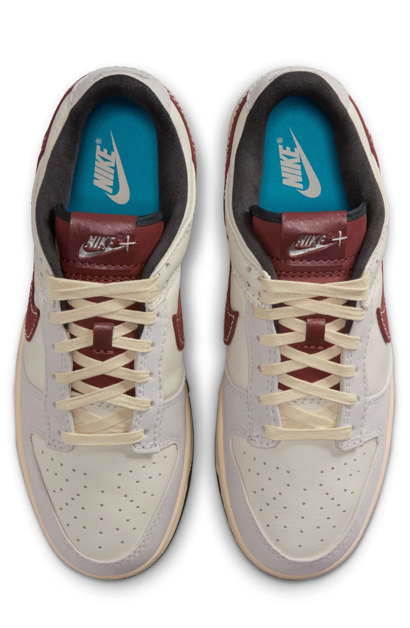 Nike Dunk Low Retro Basketball Sneaker, Alternate, color, 202 Dkpony/Sftprl