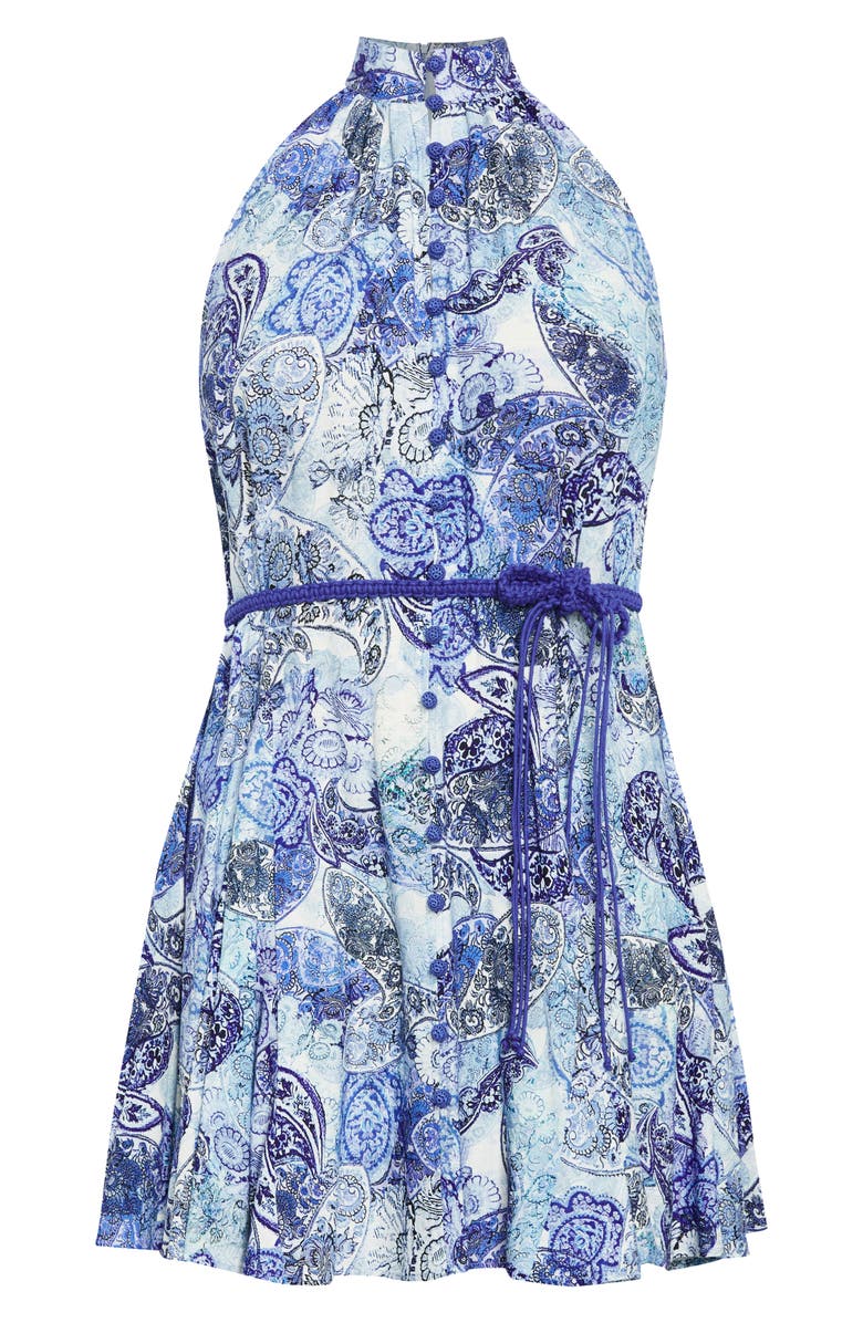 City Chic Beauty Sleeveless Tie Waist Dress, Alternate, color, 