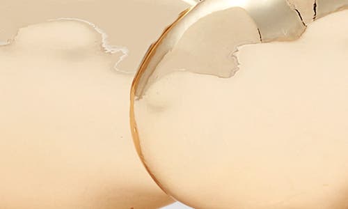 Open Edit Oval Stretch Bracelet In Gold