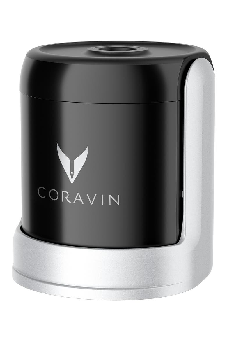 Sparkling™ Wine Preservation System, Alternate, color, SILVER/ BLACK