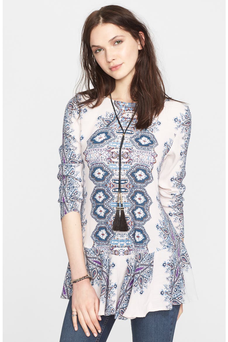 'Smooth Talker' Top, Main, color, ANTIQUE COMBO