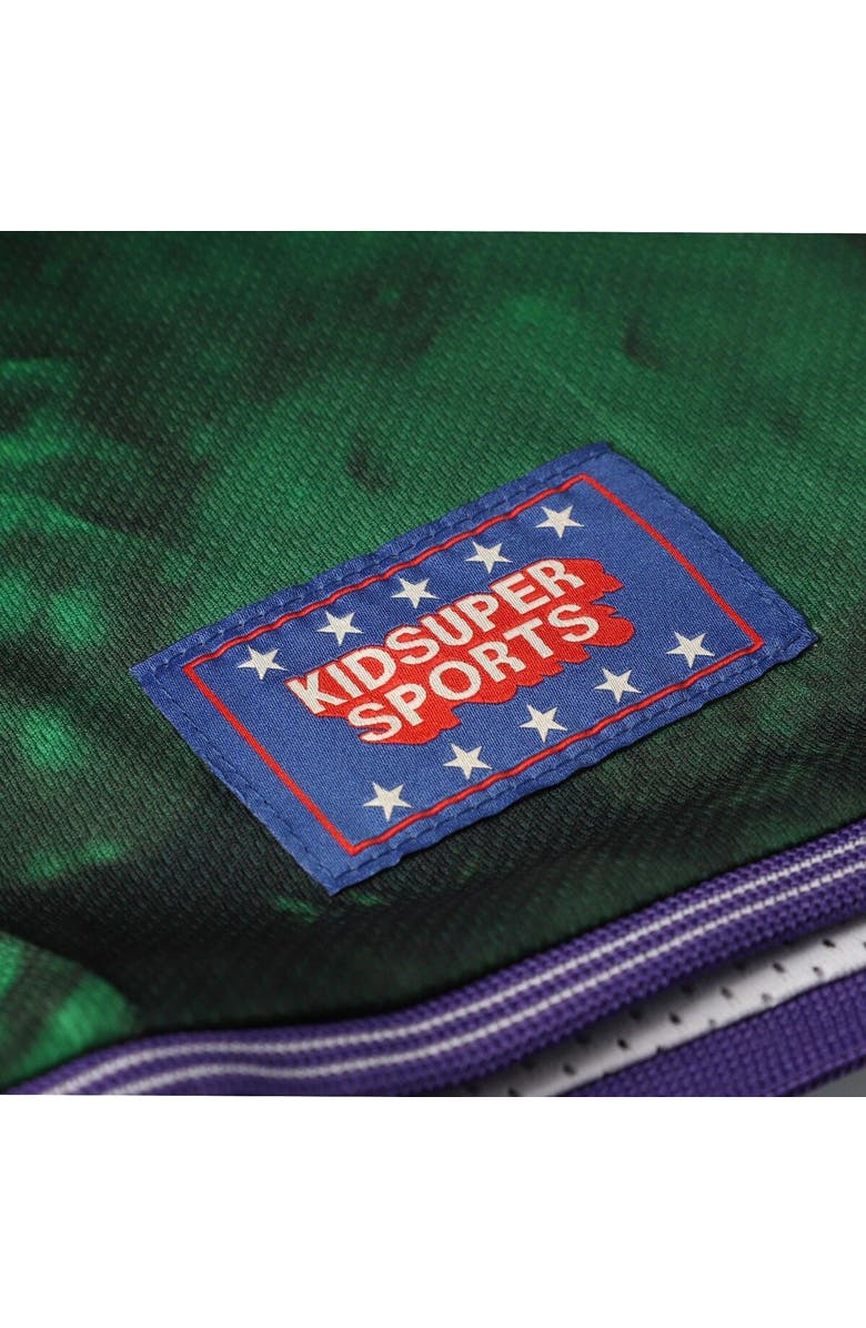 NBA X KIDSUPER Unisex NBA & KidSuper Studios by Fanatics Green Milwaukee Bucks Hometown Shorts, Alternate, color, Green