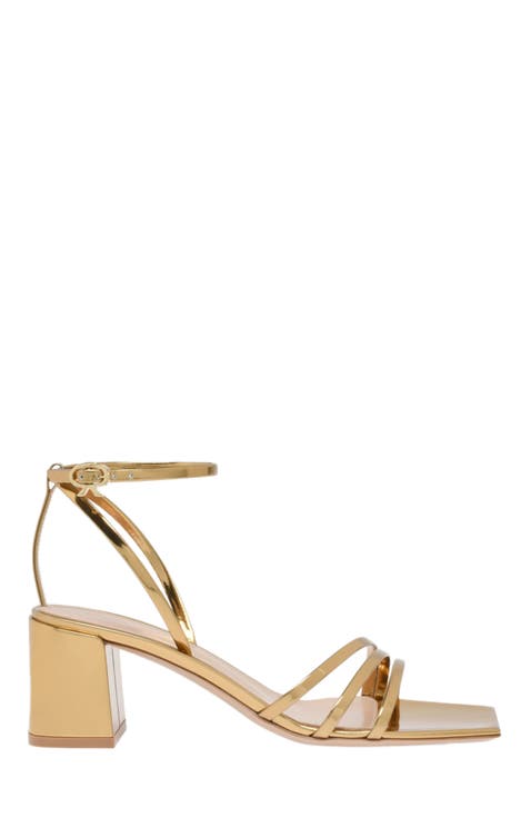 Women's Gianvito Rossi Metallic Heels | Nordstrom Women's Gianvito Rossi Metallic Heels | Nordstrom