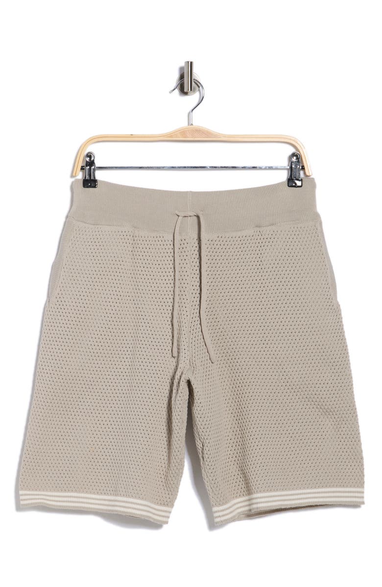 T.R. PREMIUM Textured Knit Shorts, Alternate, color, Sand