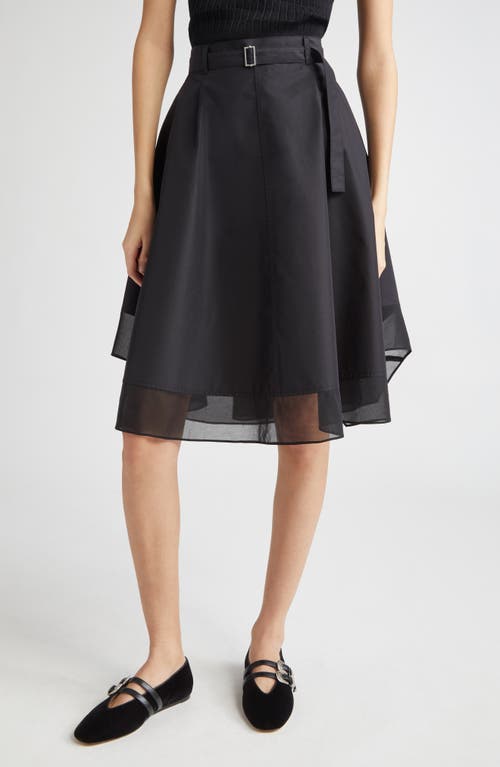 3.1 Phillip Lim Belted A-line Chiffon Skirt