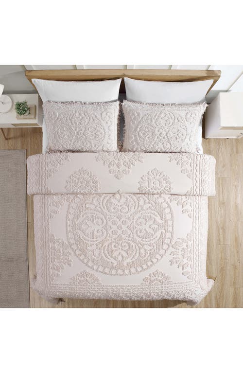 Beatrice Home Fashions Medallion Cotton Chenille Bedspread