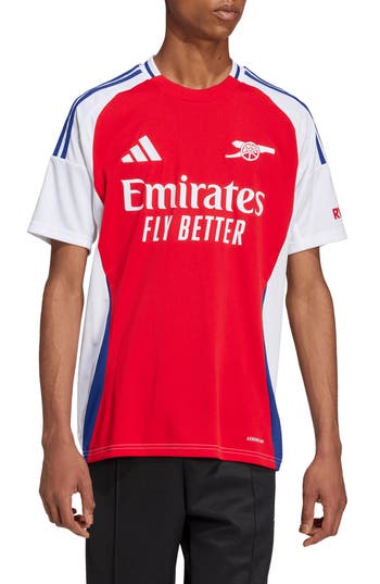 Adidas Originals Arsenal Home Shirt Authentic 2024 2025 Adult In Red