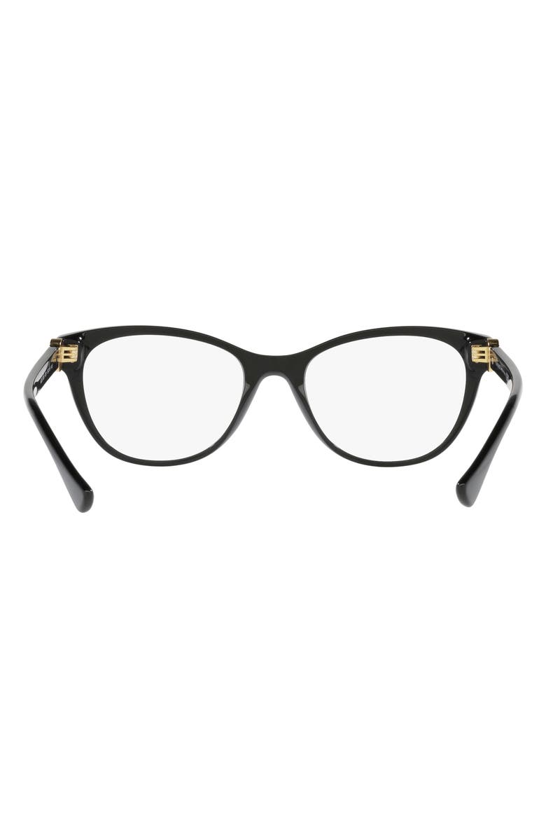 Versace 55mm Cat Eye Optical Glasses, Alternate, color,
