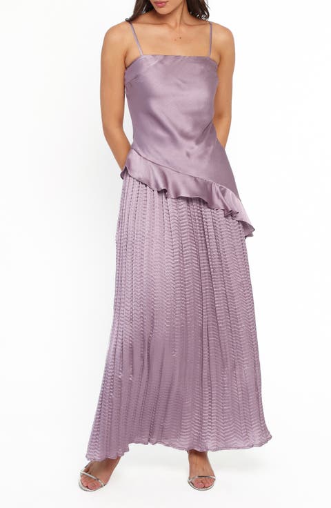 Delvine Asymmetrical Skirt Set