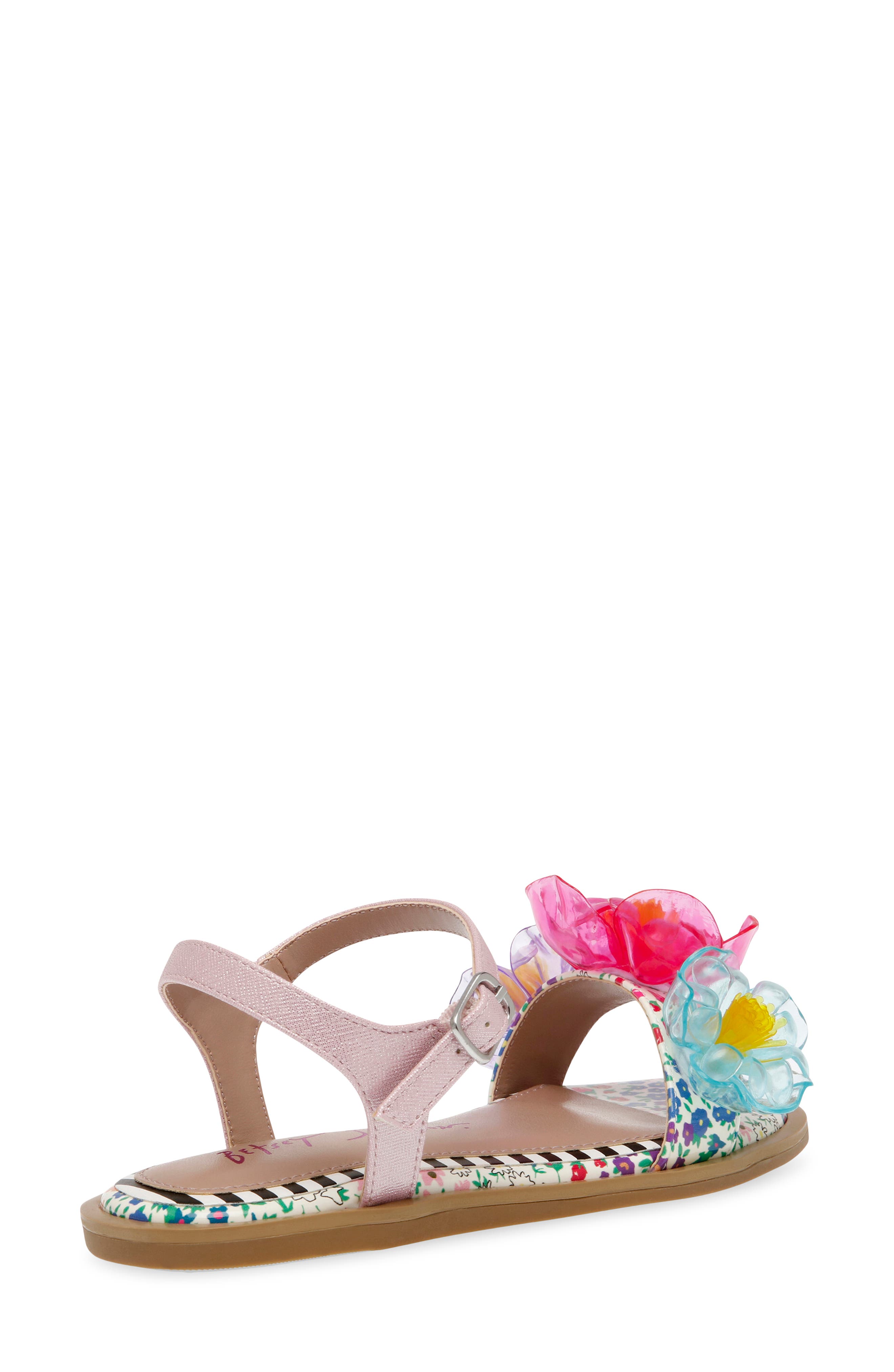 Betsey Johnson Kids' Brice Ankle Strap Sandal, Alternate, color, 