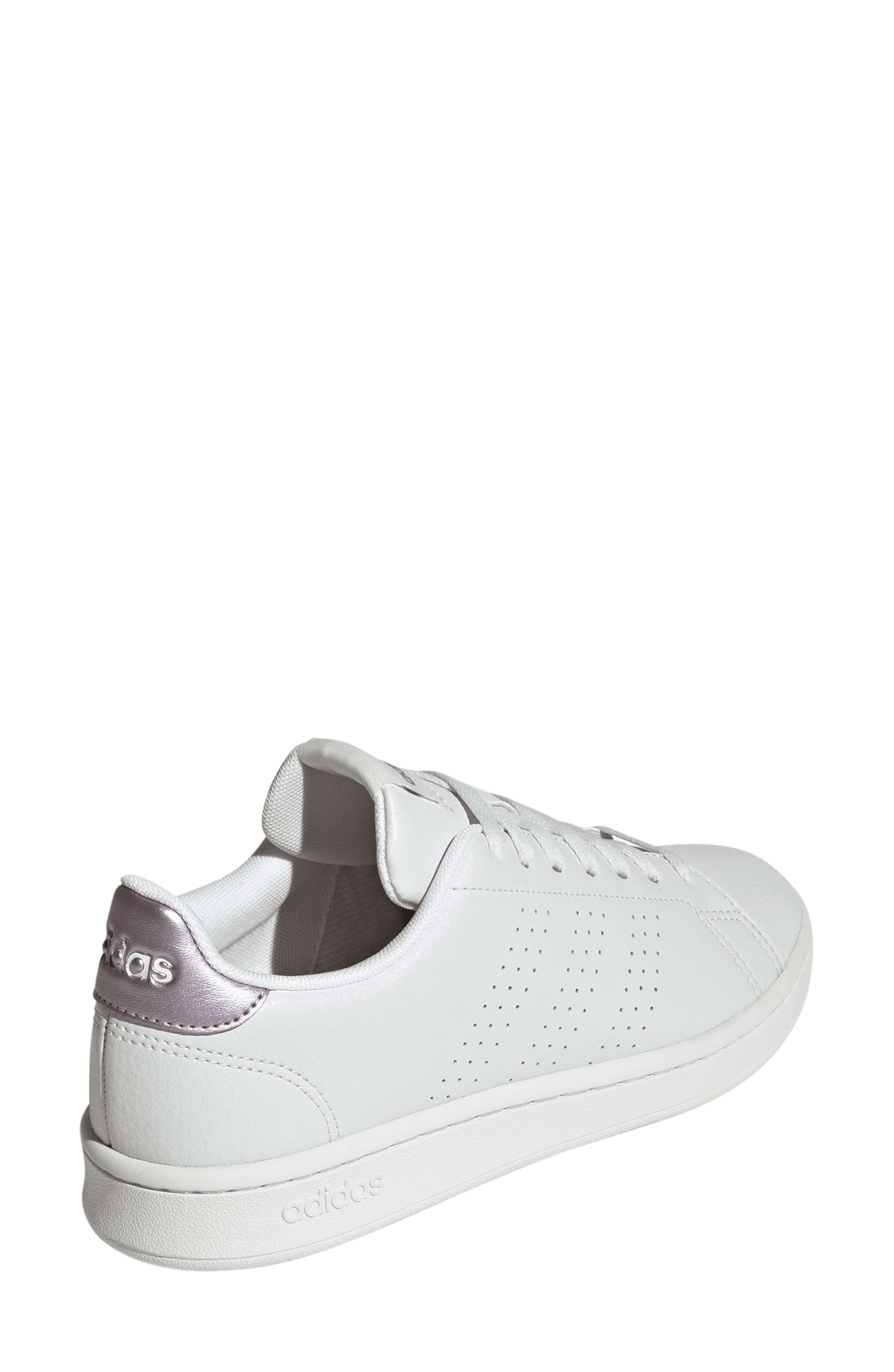 adidas Advantage Perforated Stripe Sneaker, Alternate, color, 