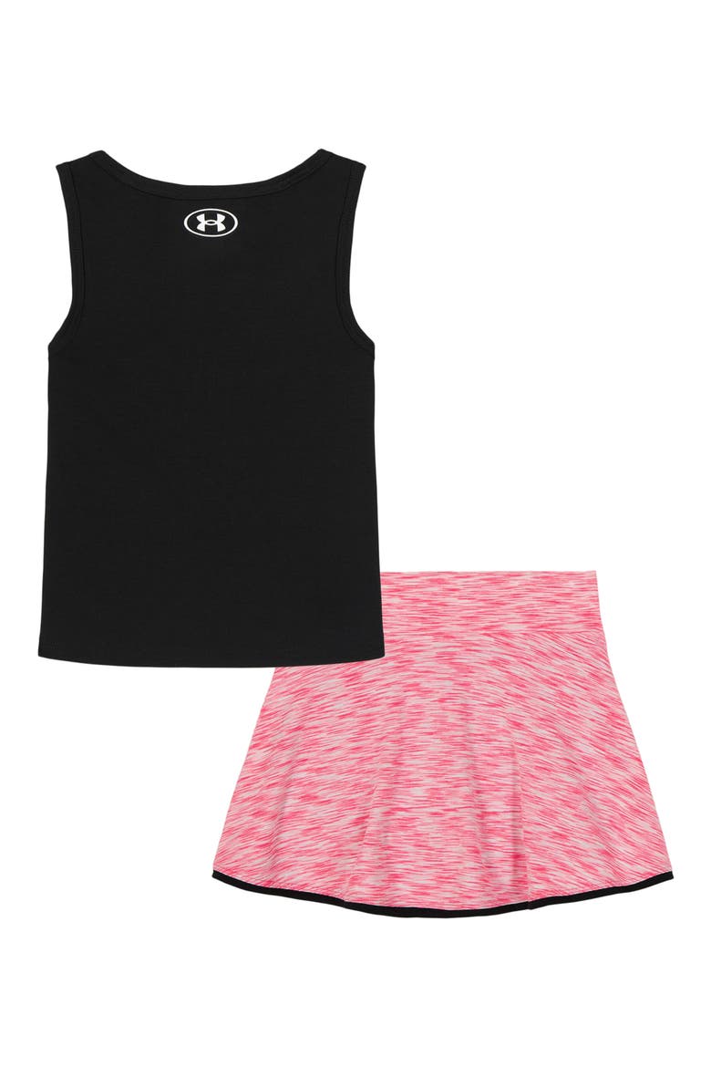 Kids' Graphic Tank & Wrap Skort Set, Alternate, color, BLACK