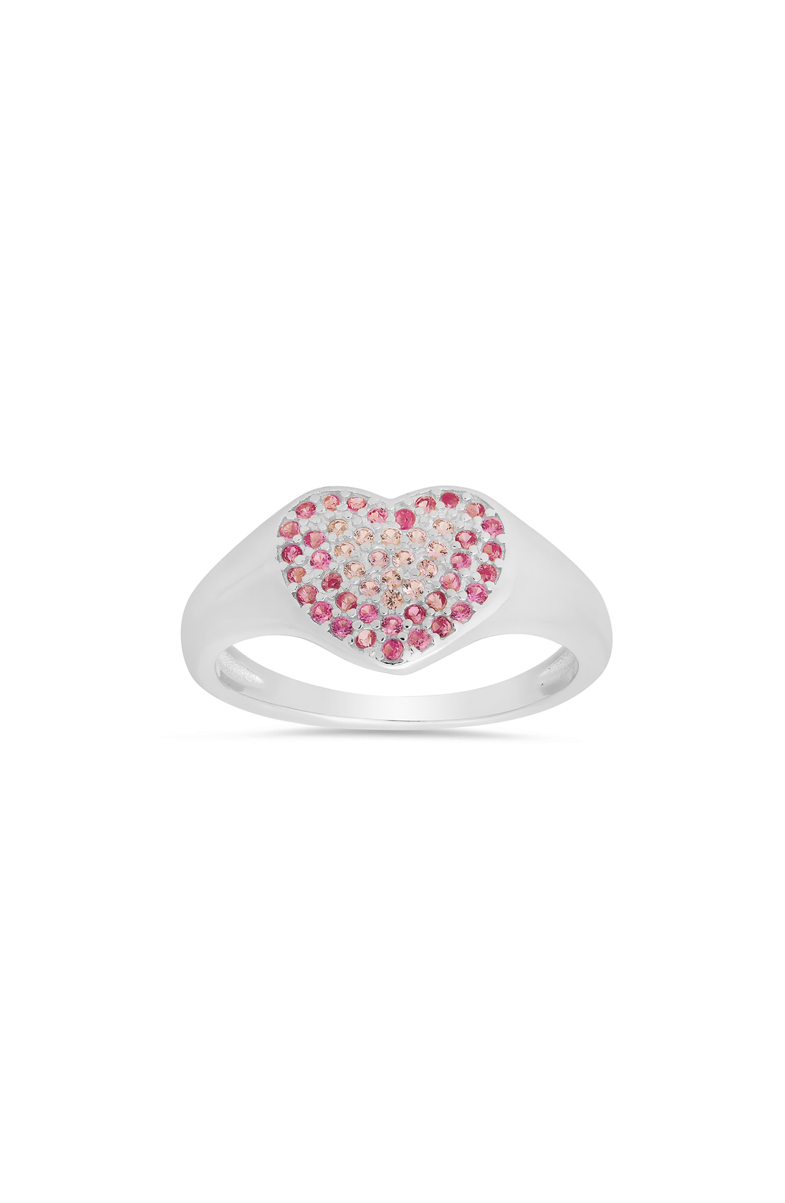 Queen Jewels Ombré CZ Heart Ring