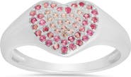 Queen Jewels Ombré CZ Heart Ring
