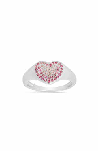 Queen Jewels Ombré CZ Heart Ring