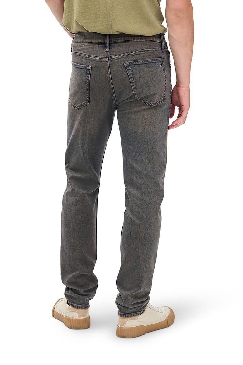 Fit 2 Authentic Stretch Slim Fit Jeans, Alternate, color, OCHRE BLUE