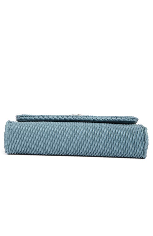 Sam Edelman Julia Quilted Clutch In Denim Blue