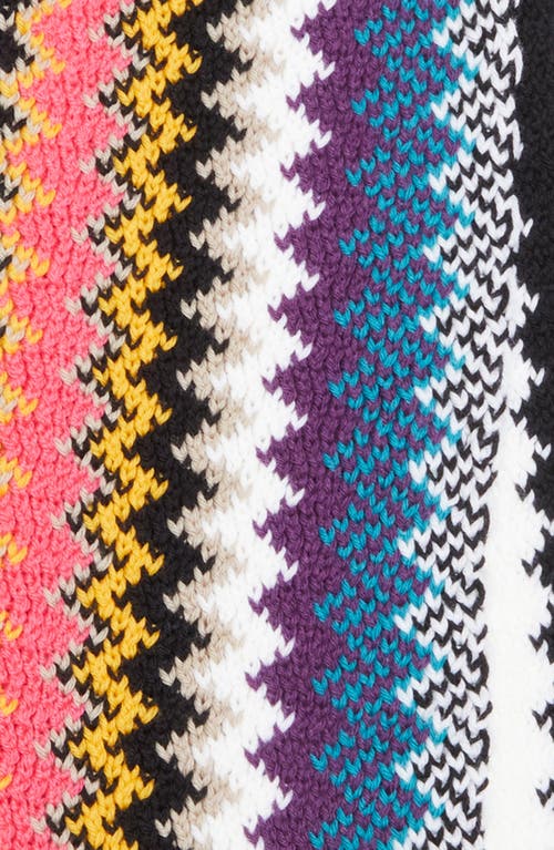 Missoni Zigzag Wool Scarf In Multi