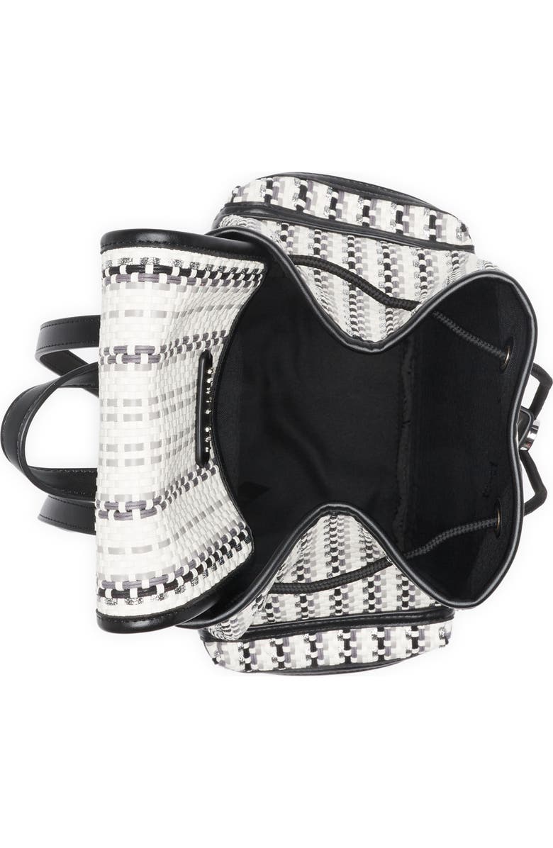 Ted Baker London Alizza Woven Drawstring Backpack, Alternate, color,