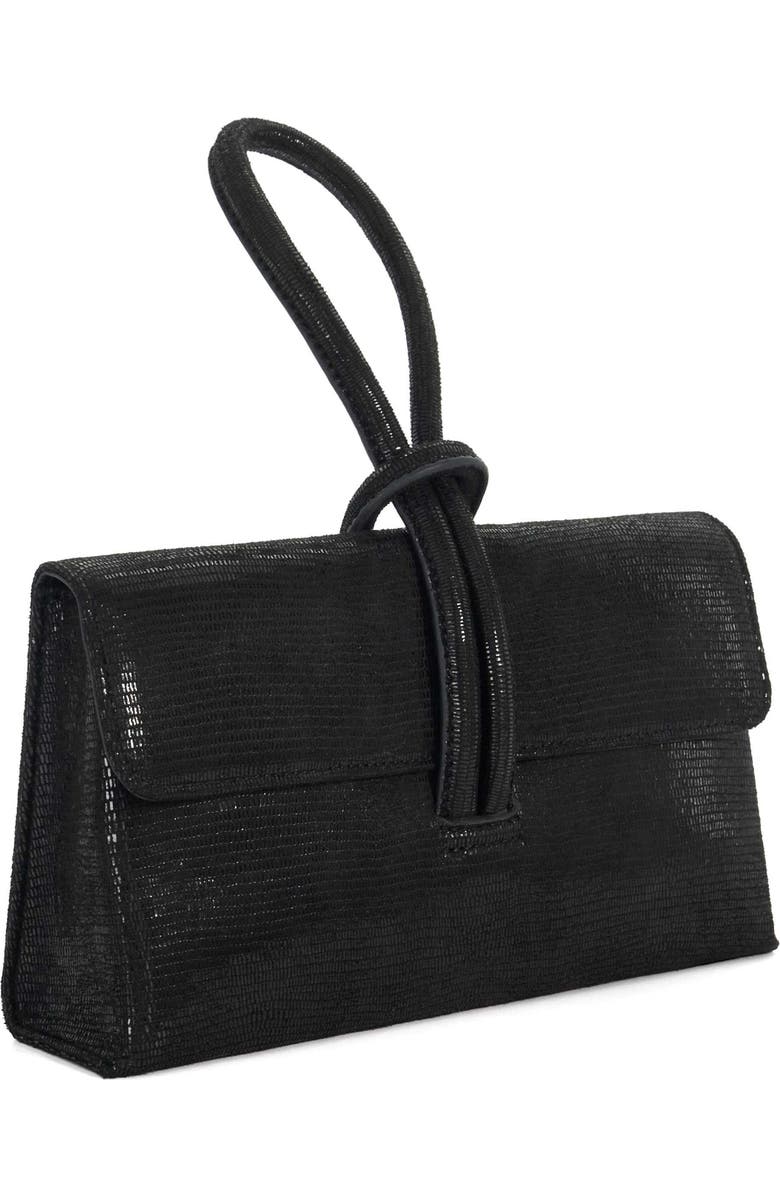 Dune London Brynie Faux Leather Wristlet, Alternate, color,