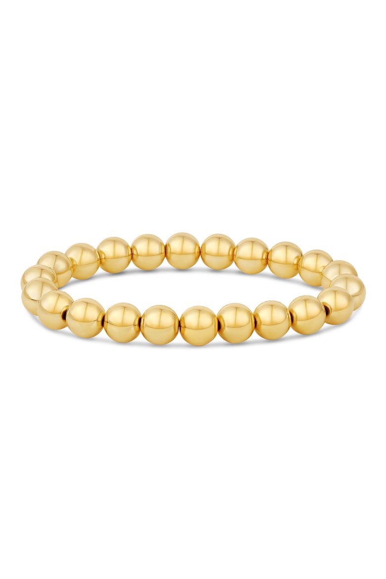 Beaded Stretch Bracelet, Main, color, GOLD