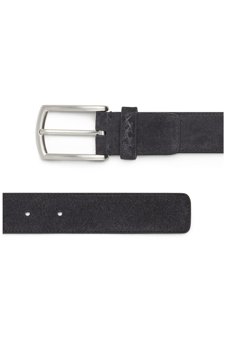 Suede Belt, Alternate, color, NAVY