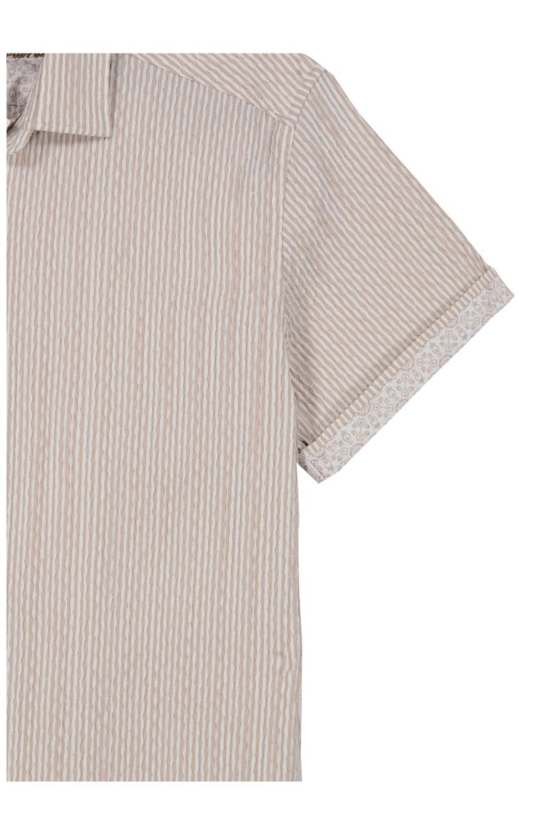 Fornillo Short Sleeve Shirt, Alternate, color, KHAKI