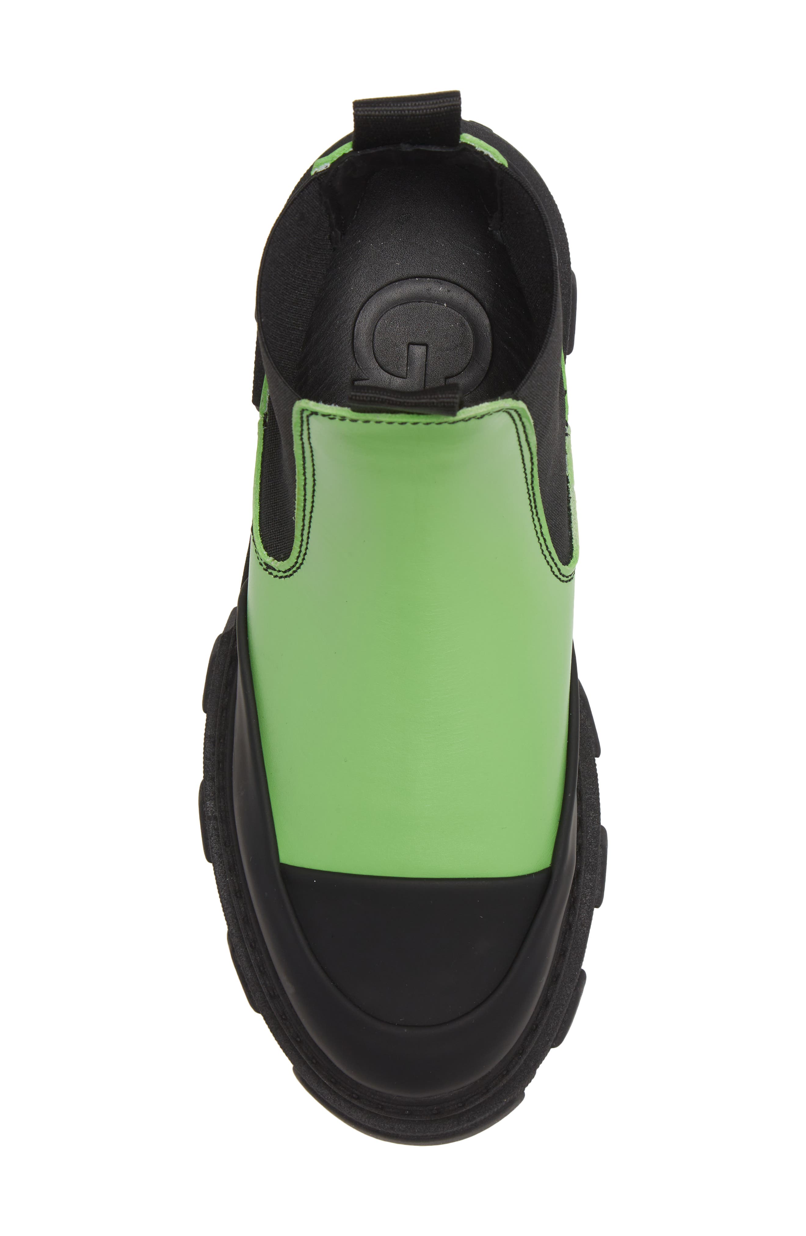 Calf Leather Low Chelsea Boot, Alternate, color, FLASH GREEN