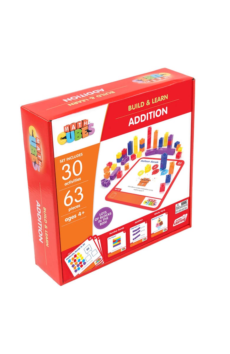 Junior Learning Mathcubes Addition 30 Activity Set, Alternate, color, Multicolored